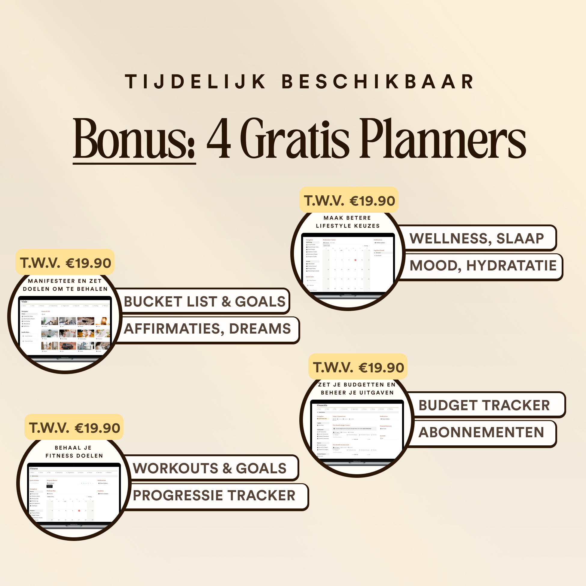 8 in 1 Levensplanner bundel (Inc. 4 Gratis)